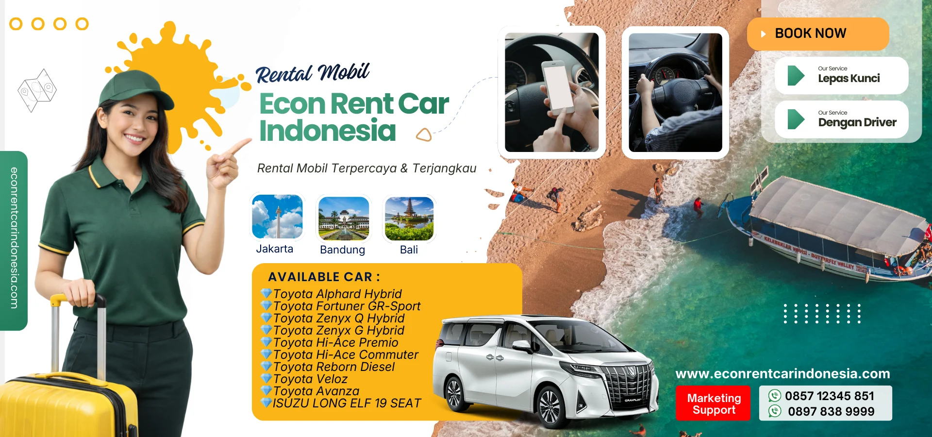 Econ Rent Car Indonesia - rental mobil jakarta - rental mobil bali - rental mobil bandung